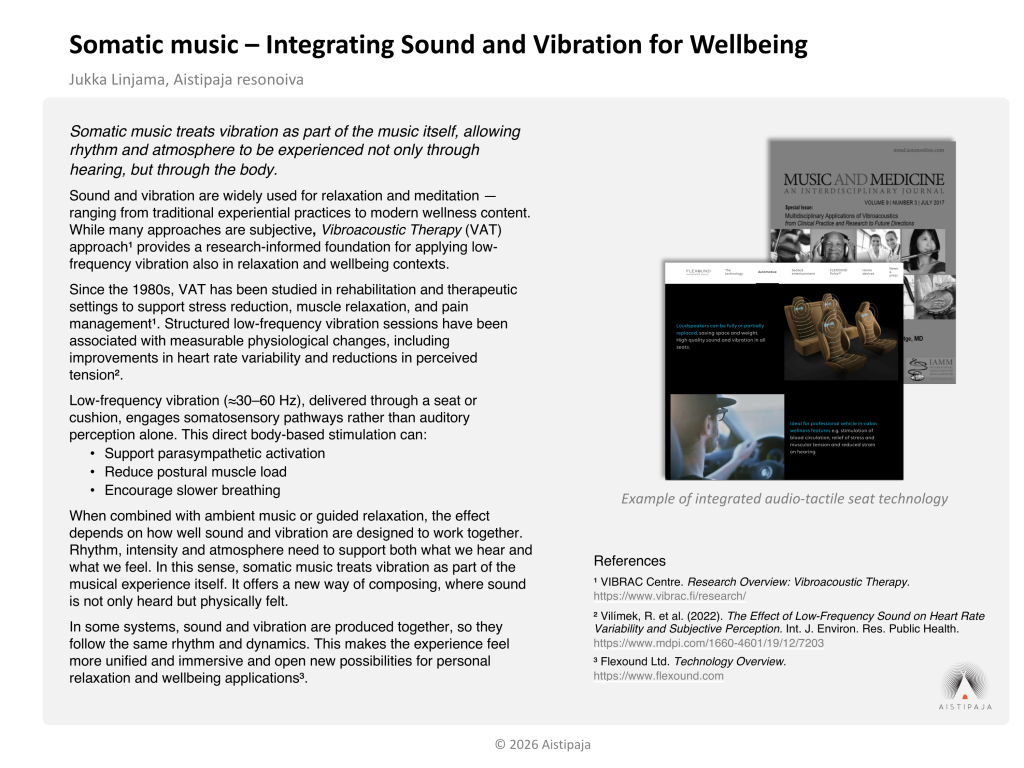 Somatic music brief